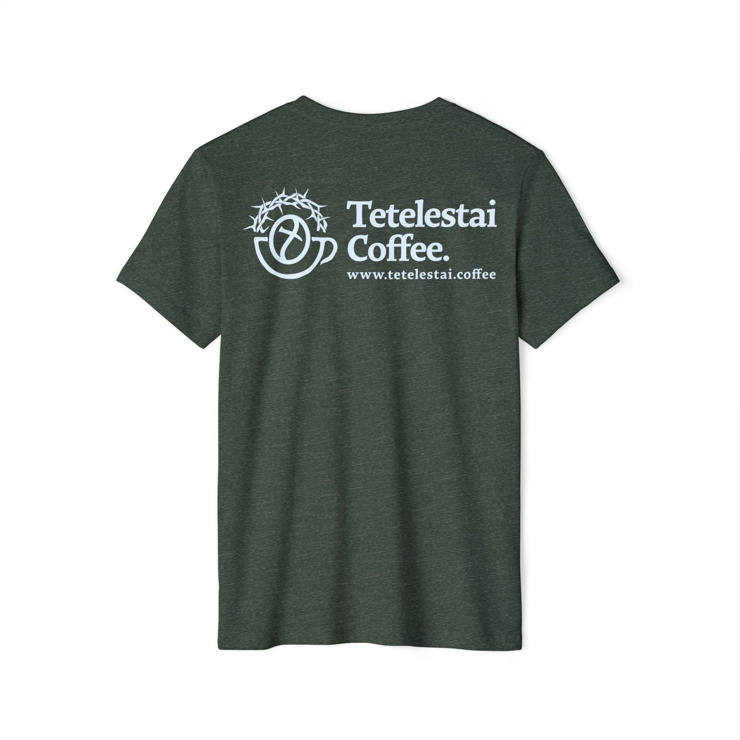 Tetelestai Coffee Logo Organic Cotton Blend T-Shirt