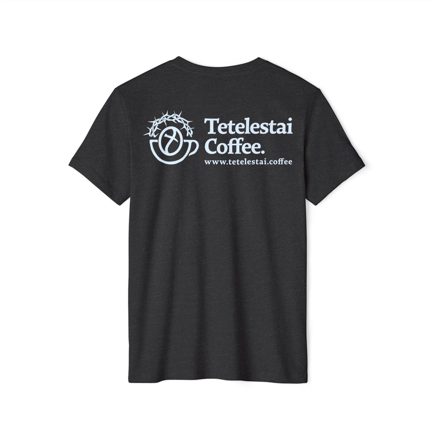 Tetelestai Coffee Logo Organic Cotton Blend T-Shirt