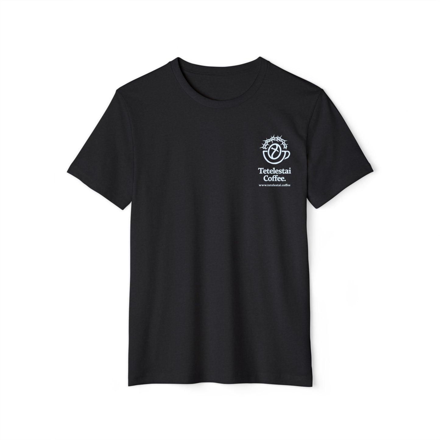 Tetelestai Coffee Logo Organic Cotton Blend T-Shirt
