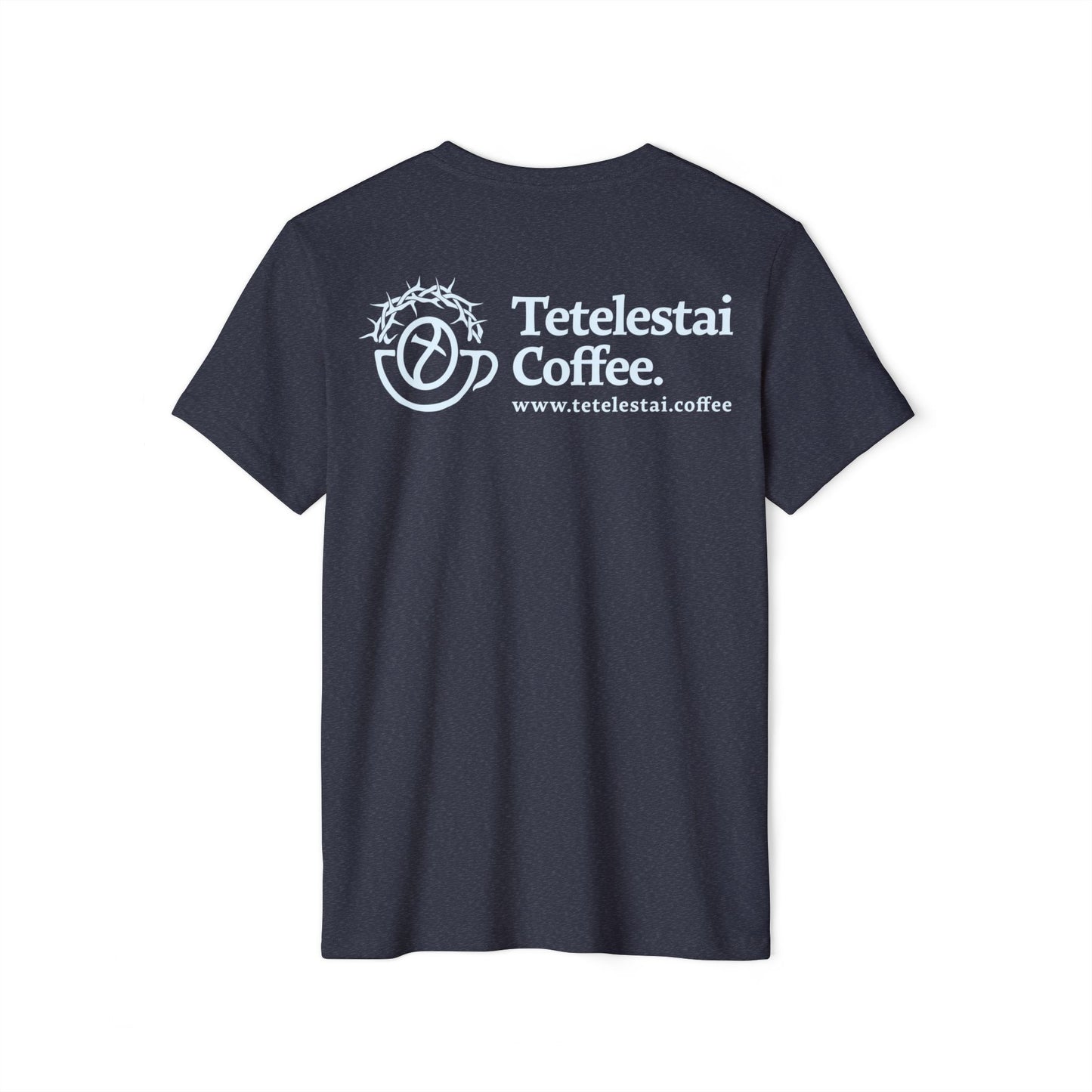 Tetelestai Coffee Logo Organic Cotton Blend T-Shirt