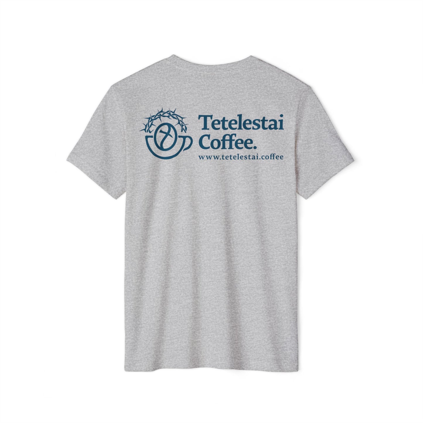 Tetelestai Coffee Logo Organic Cotton Blend T-Shirt