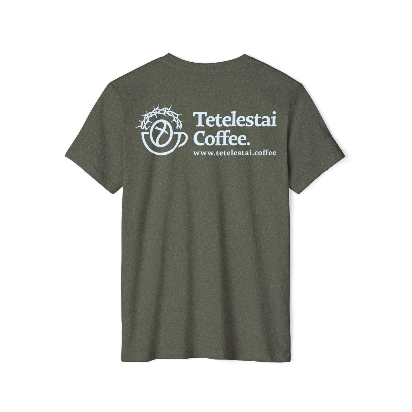 Tetelestai Coffee Logo Organic Cotton Blend T-Shirt
