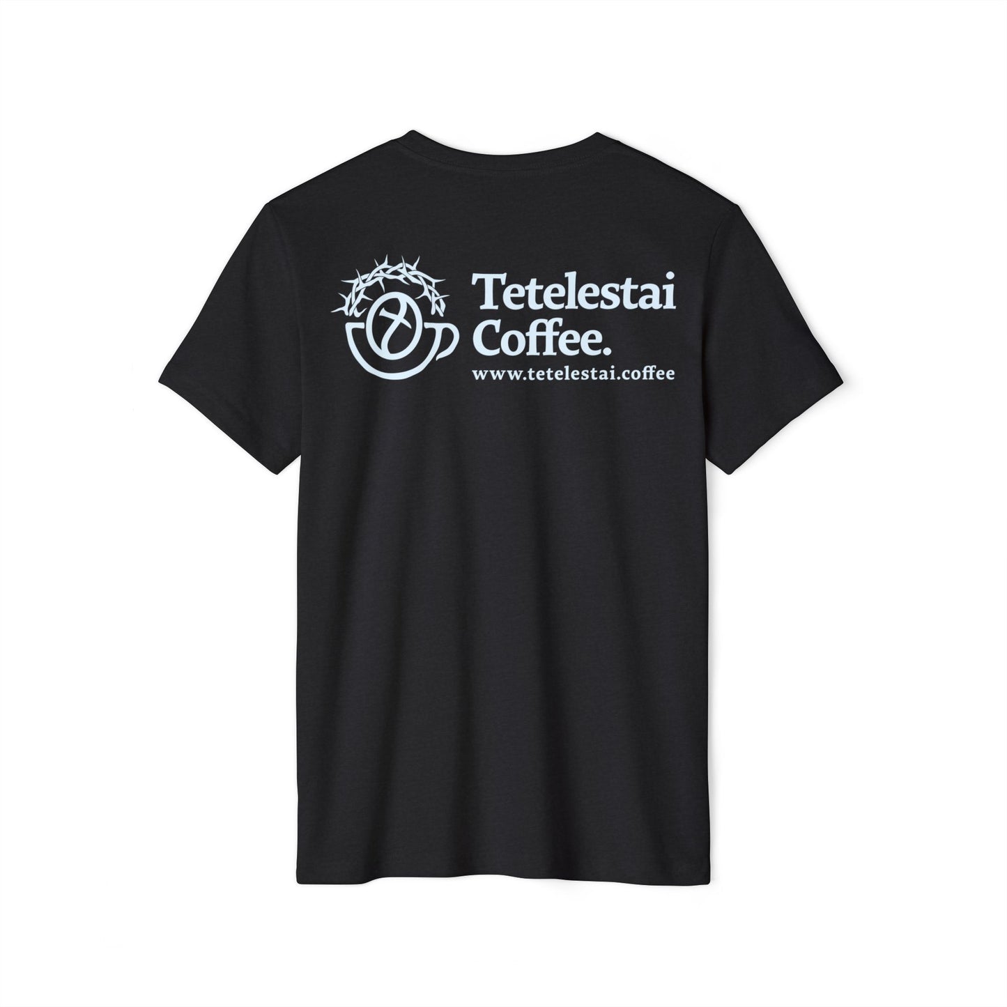 Tetelestai Coffee Logo Organic Cotton Blend T-Shirt