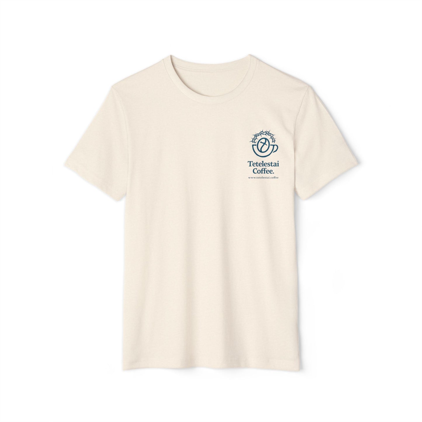 Tetelestai Coffee Logo Organic Cotton Blend T-Shirt