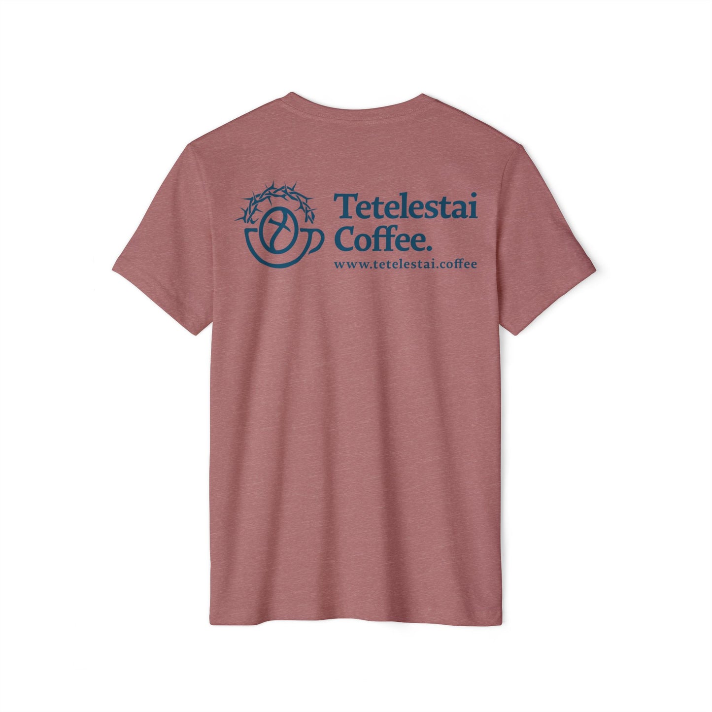 Tetelestai Coffee Logo Organic Cotton Blend T-Shirt
